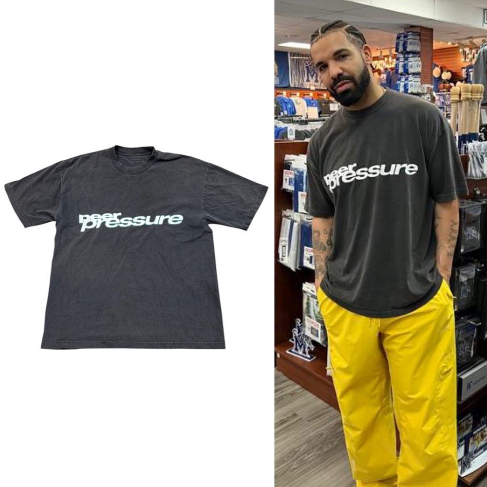 Drake It's All A Blur Official Tour T-Shirt Peer Pressure Size XL 21 Savage